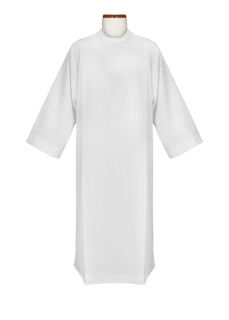 Alba kapłańska gładka, stójka