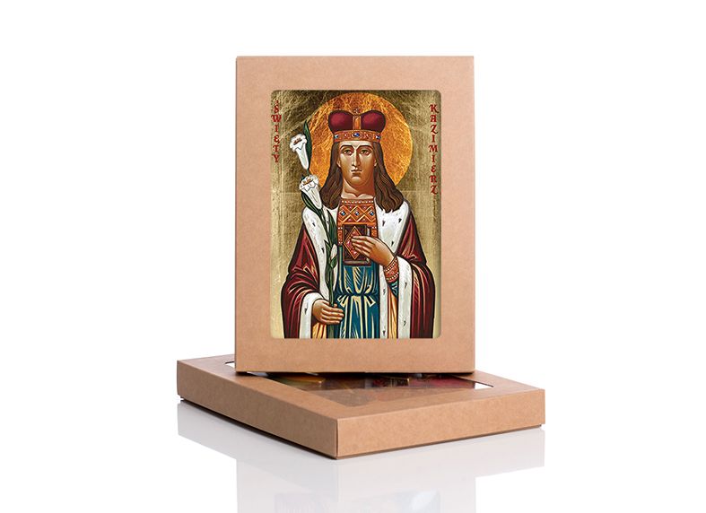 Ikona Święty Kazimierz - zdjęcie 2 - Ikona Święty Kazimierz