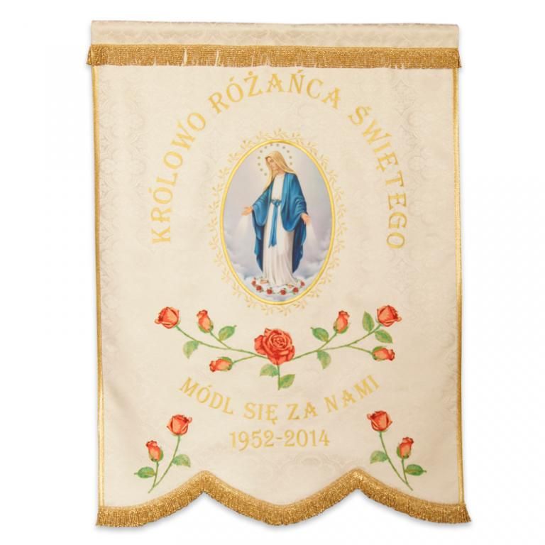 Chorągiew Maryjna - wzór przykładowy - zdjęcie 4 - Chorągiew Maryjna - wzór przykładowy