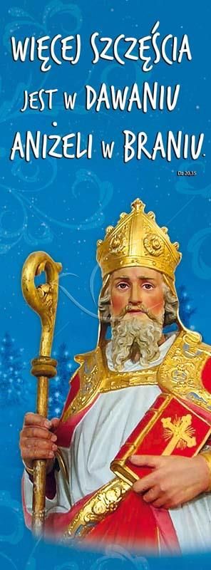 Baner Bożonarodzeniowy - Więcej szczęścia jest w dawaniu aniżeli w braniu