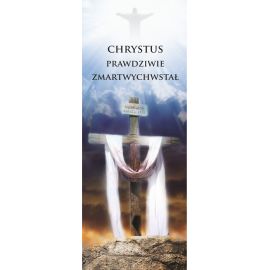 Baner na Wielkanoc "Chrystus Prawdziwie.." (26) - WIELKANOC - Nowość