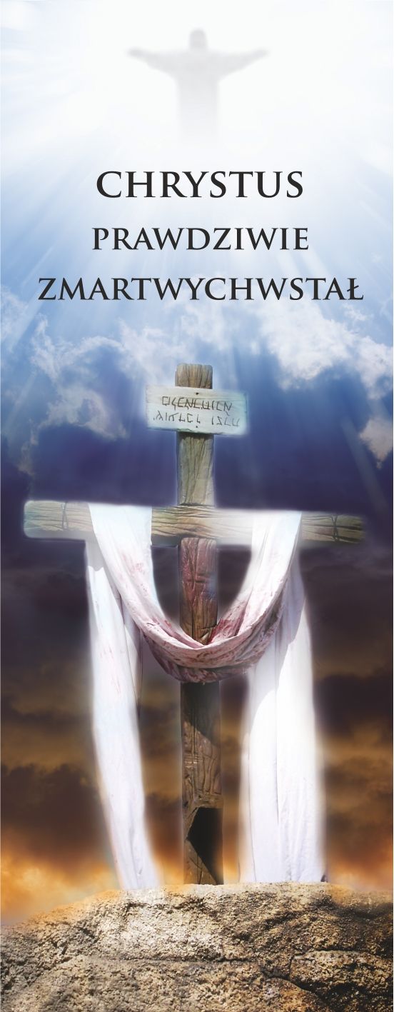 Baner na Wielkanoc "Chrystus Prawdziwie.." (26)