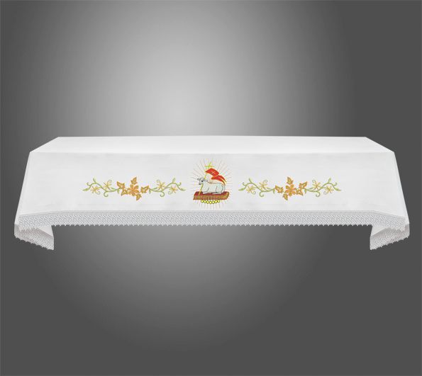 Obrus ołtarzowy wielkanocny  - Baranek (5) - zdjęcie 2 - Obrus ołtarzowy wielkanocny  - Baranek (5)