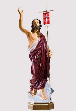 Figura Chrystus Zmartwychwstały - 80 cm - zdjęcie 2 - Figura Chrystus Zmartwychwstały - 80 cm