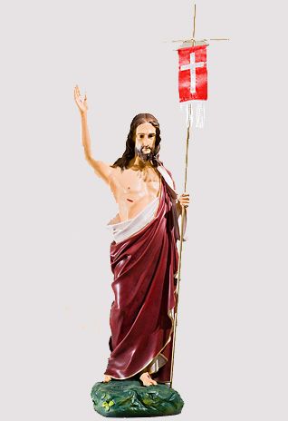 Figura Chrystus Zmartwychwstały - 65 cm - zdjęcie 2 - Figura Chrystus Zmartwychwstały - 65 cm