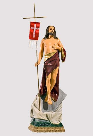 Figura Chrystus Zmartwychwstały - 63 cm - zdjęcie 2 - Figura Chrystus Zmartwychwstały - 63 cm
