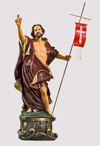 Figura Chrystus Zmartwychwstały - 55 cm - zdjęcie 2 - Figura Chrystus Zmartwychwstały - 55 cm