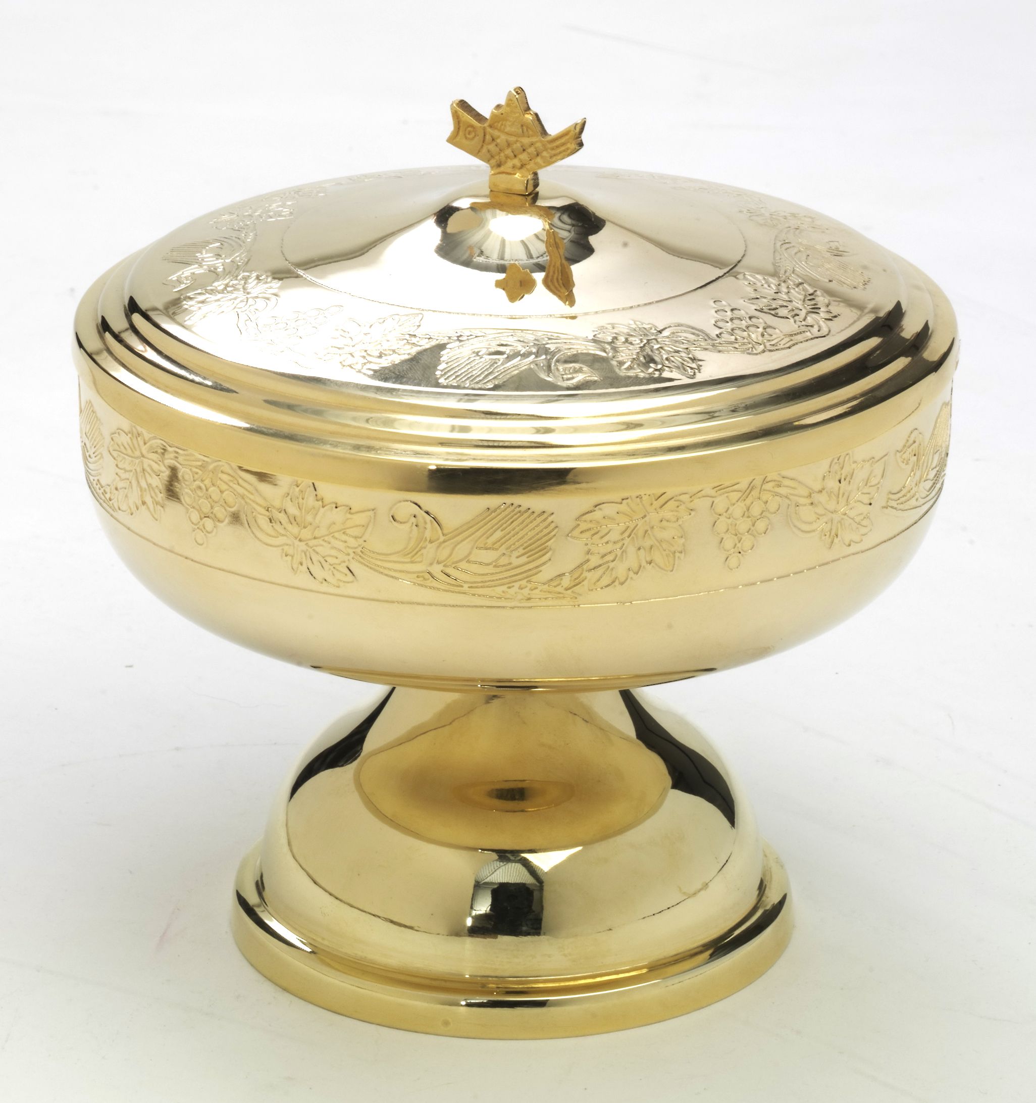 Puszka pozłacana - 14 cm