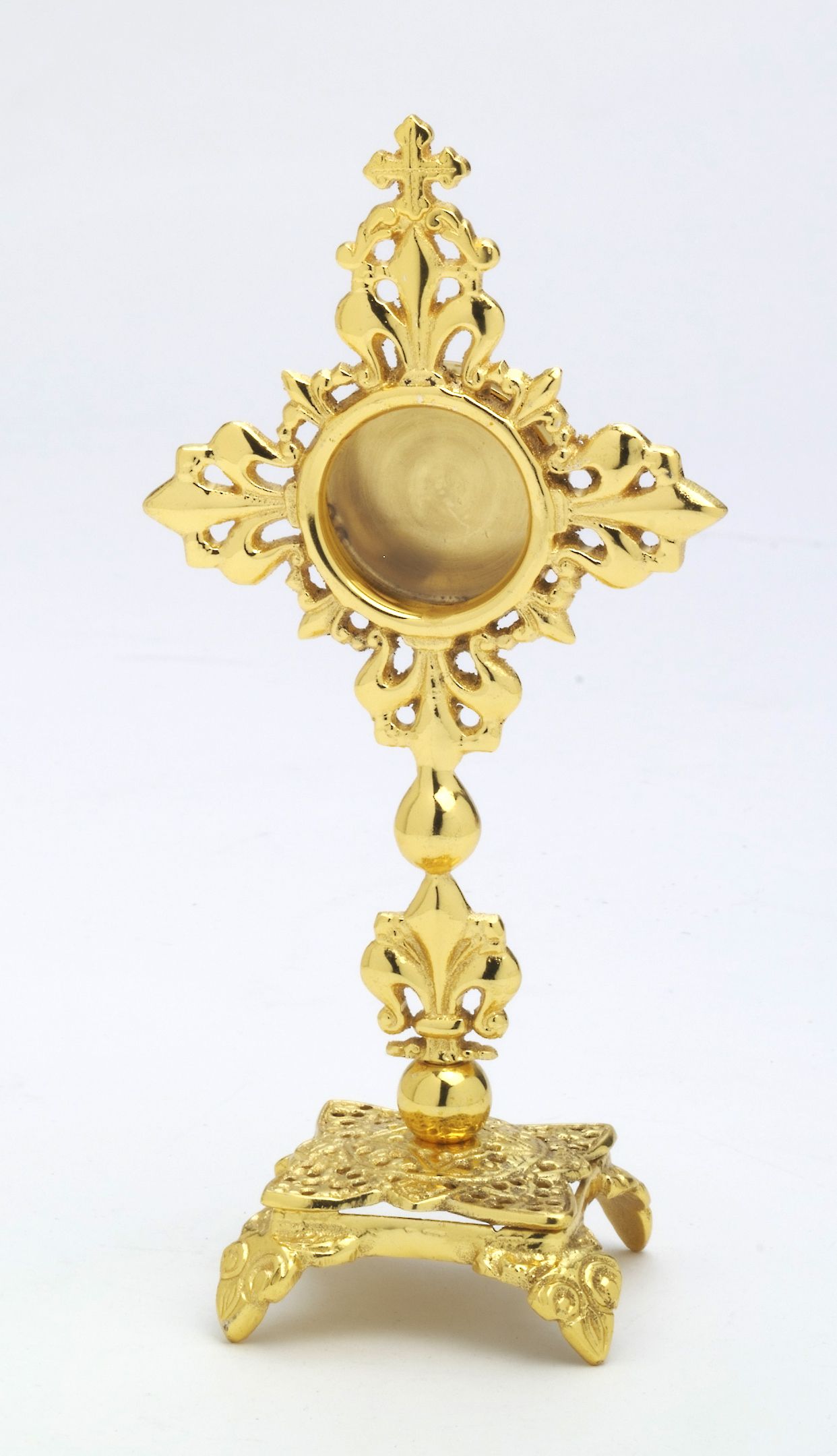 Relikwiarz w kształcie krzyża - 21 cm