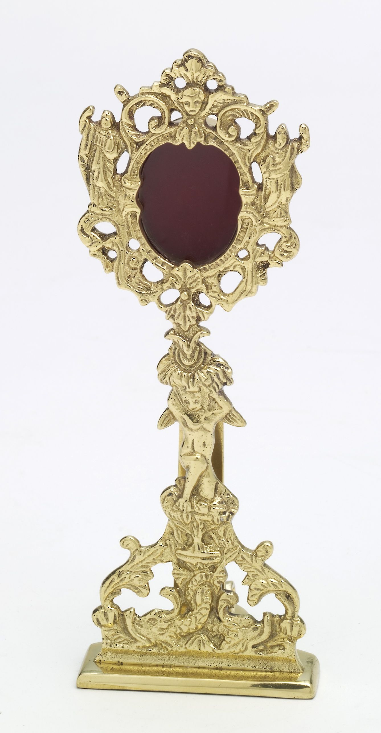 Relikwiarz pozłacany - 22 cm