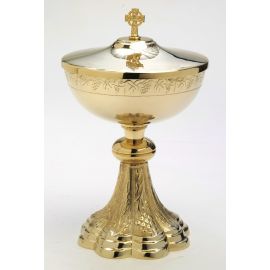 Puszka pozłacana - 24 cm.