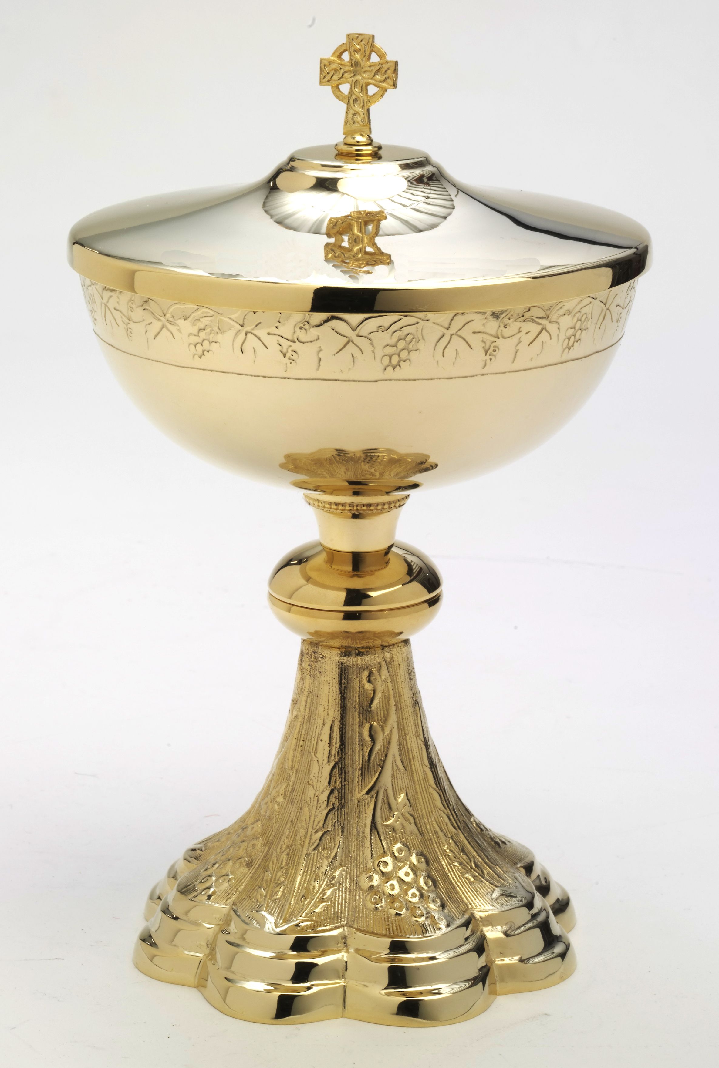 Puszka pozłacana - 24 cm.