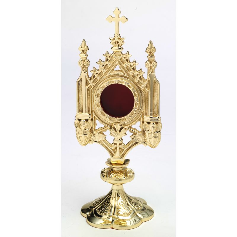Relikwiarz złocony - 29 cm - Relikwiarz złocony - 29 cm
