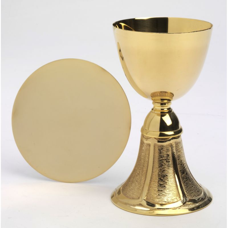 Kielich + patena, pozłacane - 18,5 cm - Kielich + patena, pozłacane - 18,5 cm