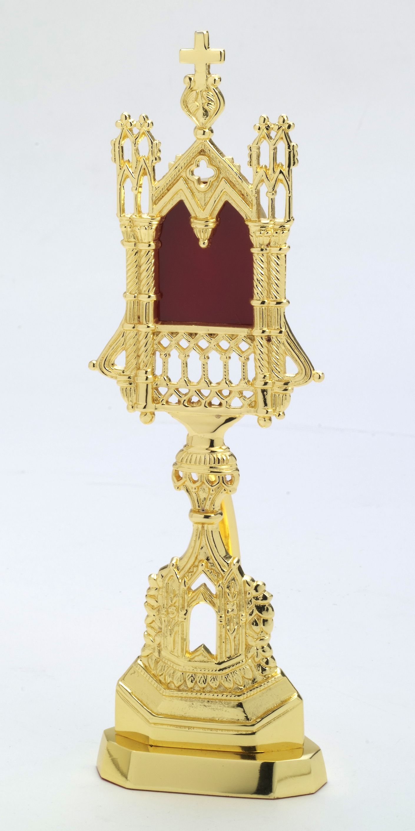 Relikwiarz złoty bądź srebrny - 28 cm.