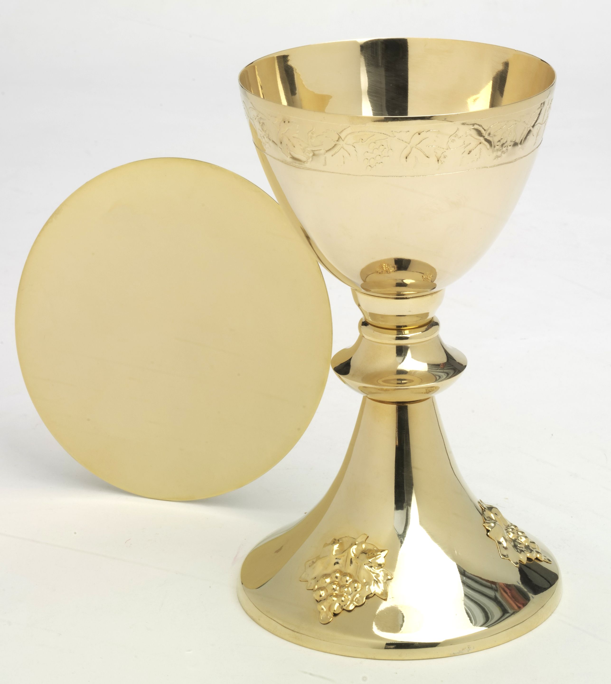 Kielich + patena (winogrona) - 20 cm