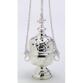 Trybularz posrebrzany - 18 cm