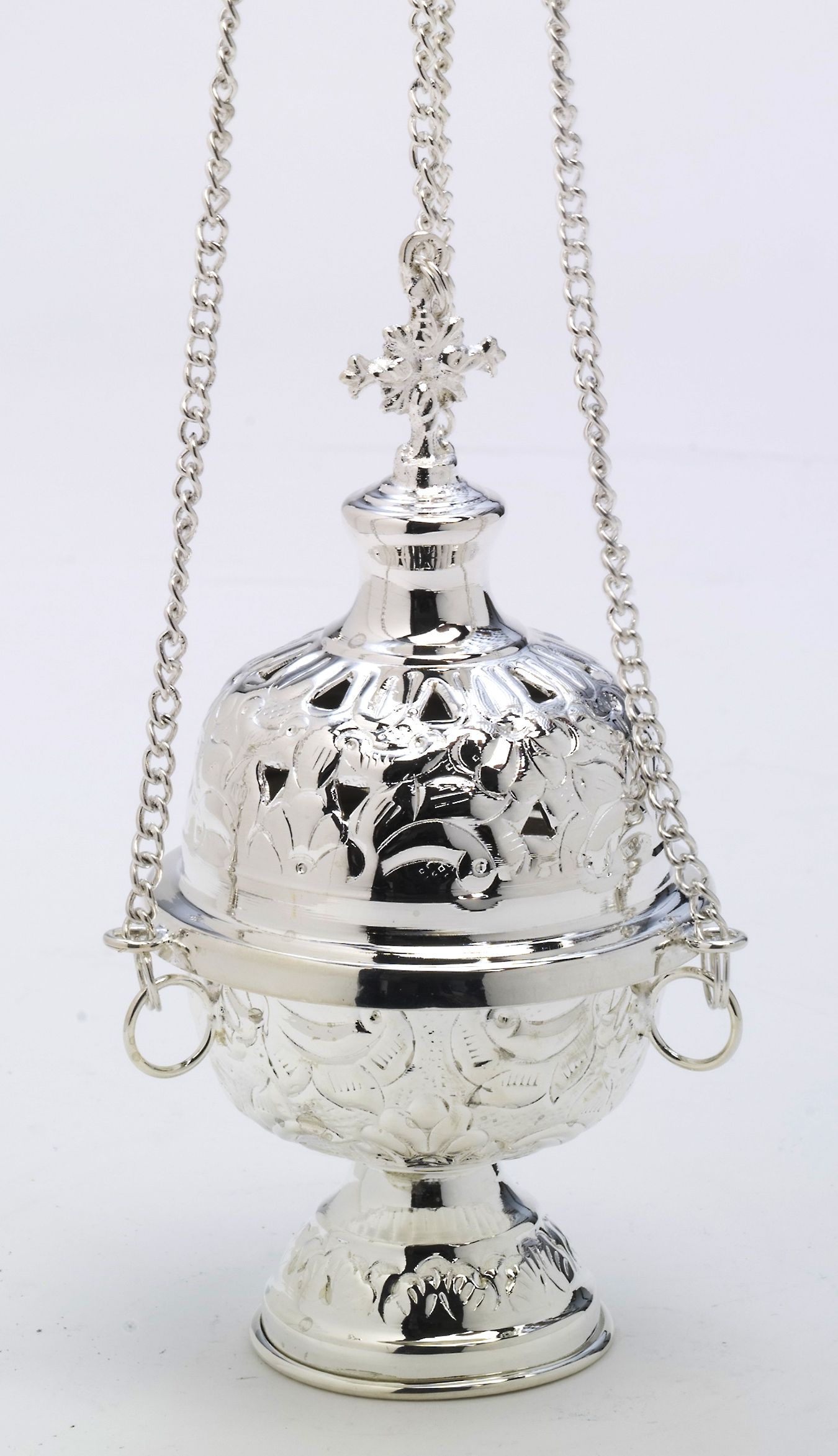 Trybularz posrebrzany - 18 cm