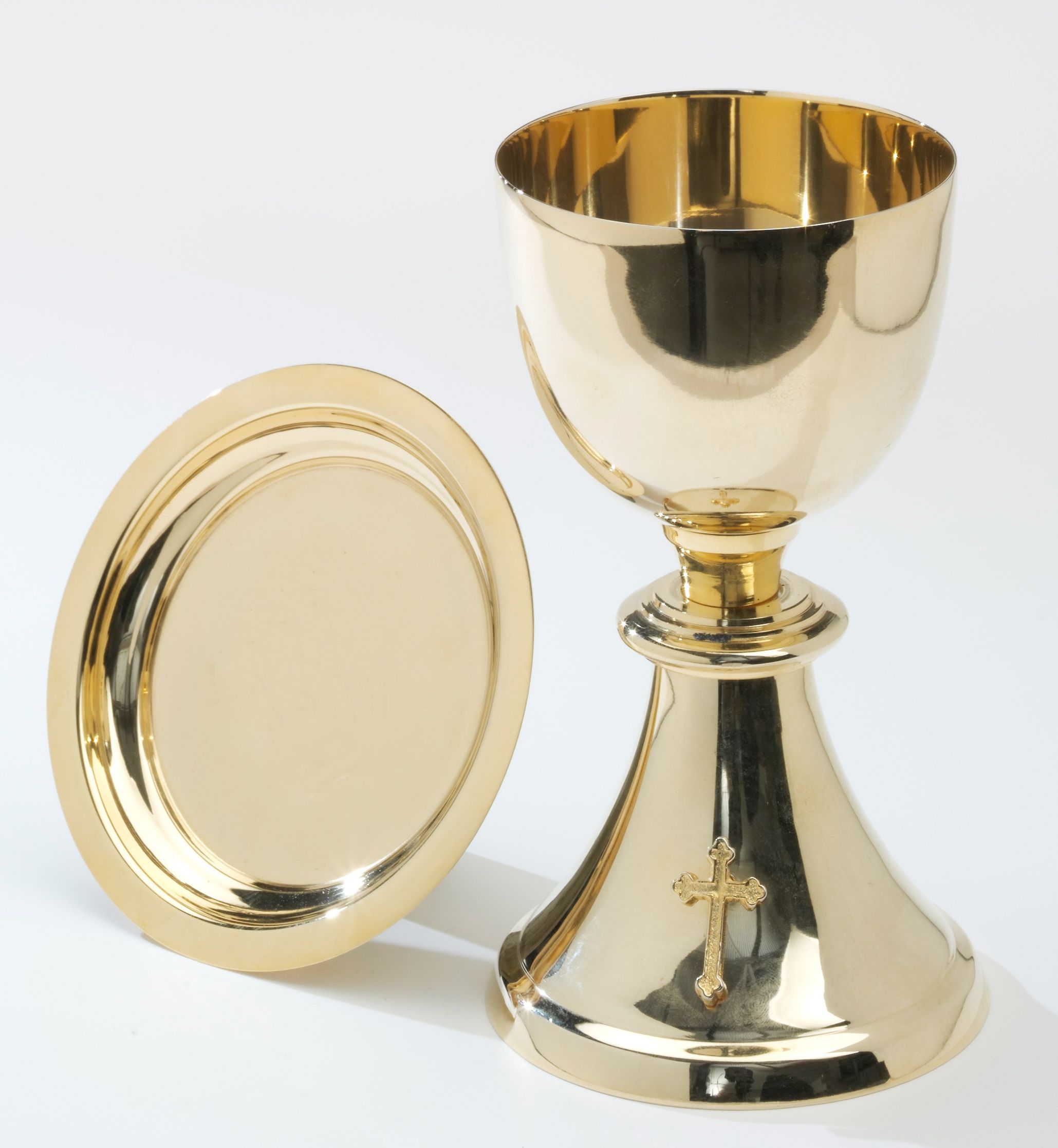 Kielich pozłacany z krzyżykiem