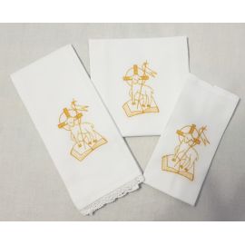 Bielizna kielichowa wielkanocna - Baranek (05A) - BIELIZNA KIELICHOWA - Nowość