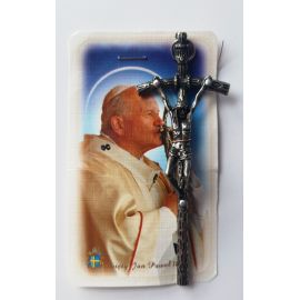 Krzyżyk papieski - z obrazkiem - ALBY LEKTORSKIE - Nowość