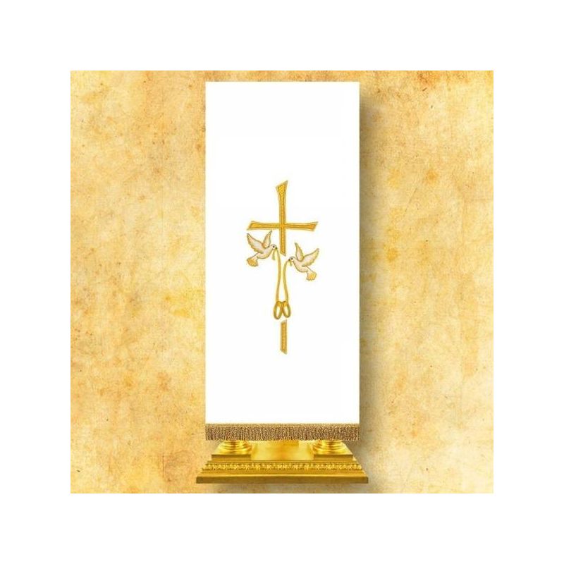 Palls gold - red cross - Best Catholic Shop