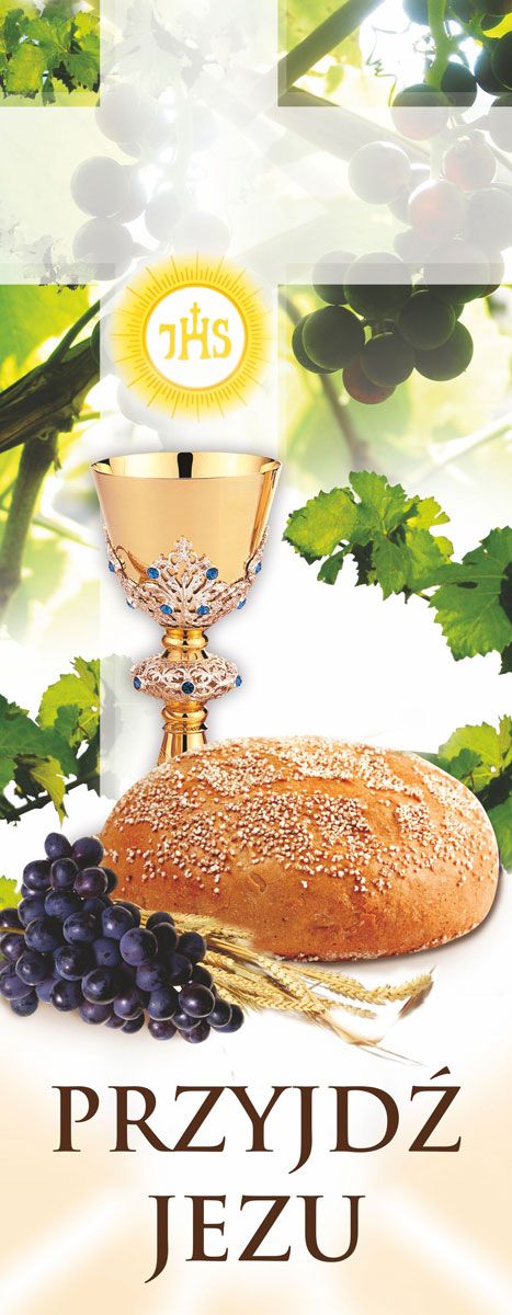 Baner I Komunia Święta - Przyjdź Jezu (6) - Pierwsza Komunia Święta