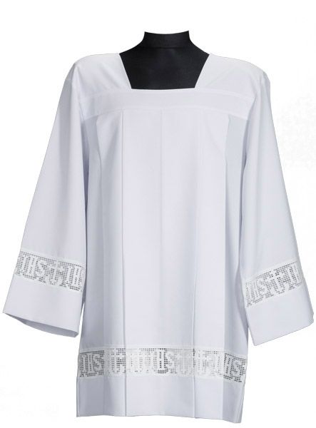 Komża kapłańska - koronka bawełniana (D1)