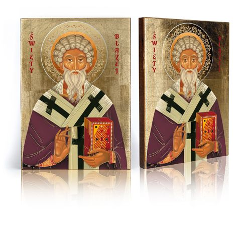 Ikona religijna Święty Błażej