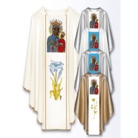 Ornat haftowany - MB Częstochowska (32) - Ornaty Maryjne - Nowość