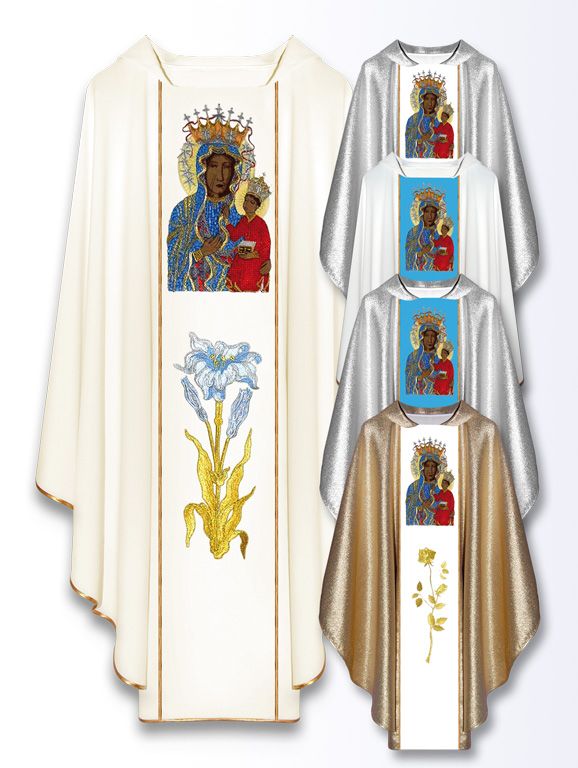 Ornat haftowany - MB Częstochowska (32)