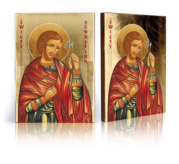 Ikona religijna Święty Sebastian