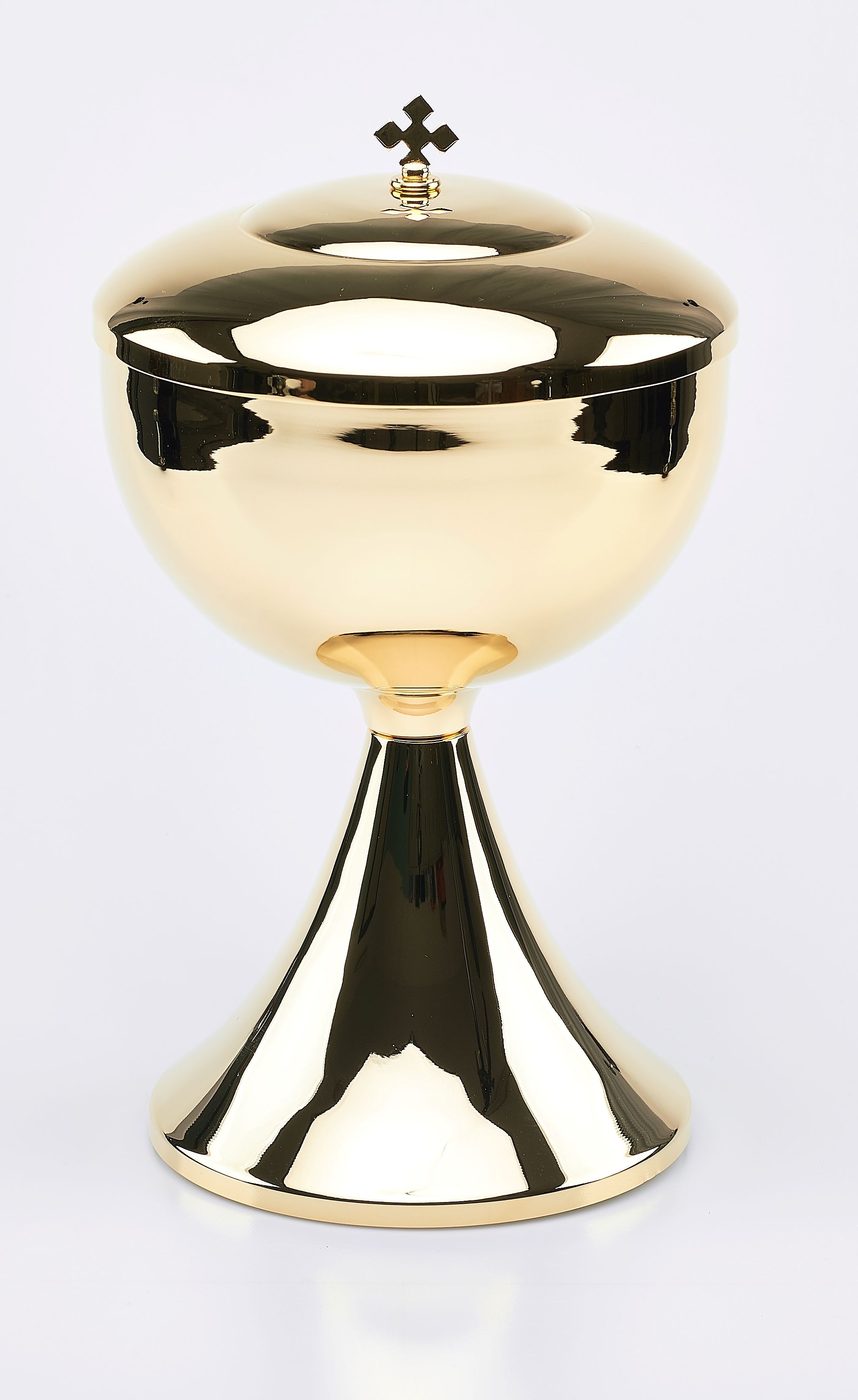 Puszka z mosiądzu złocona - 25 cm (1)