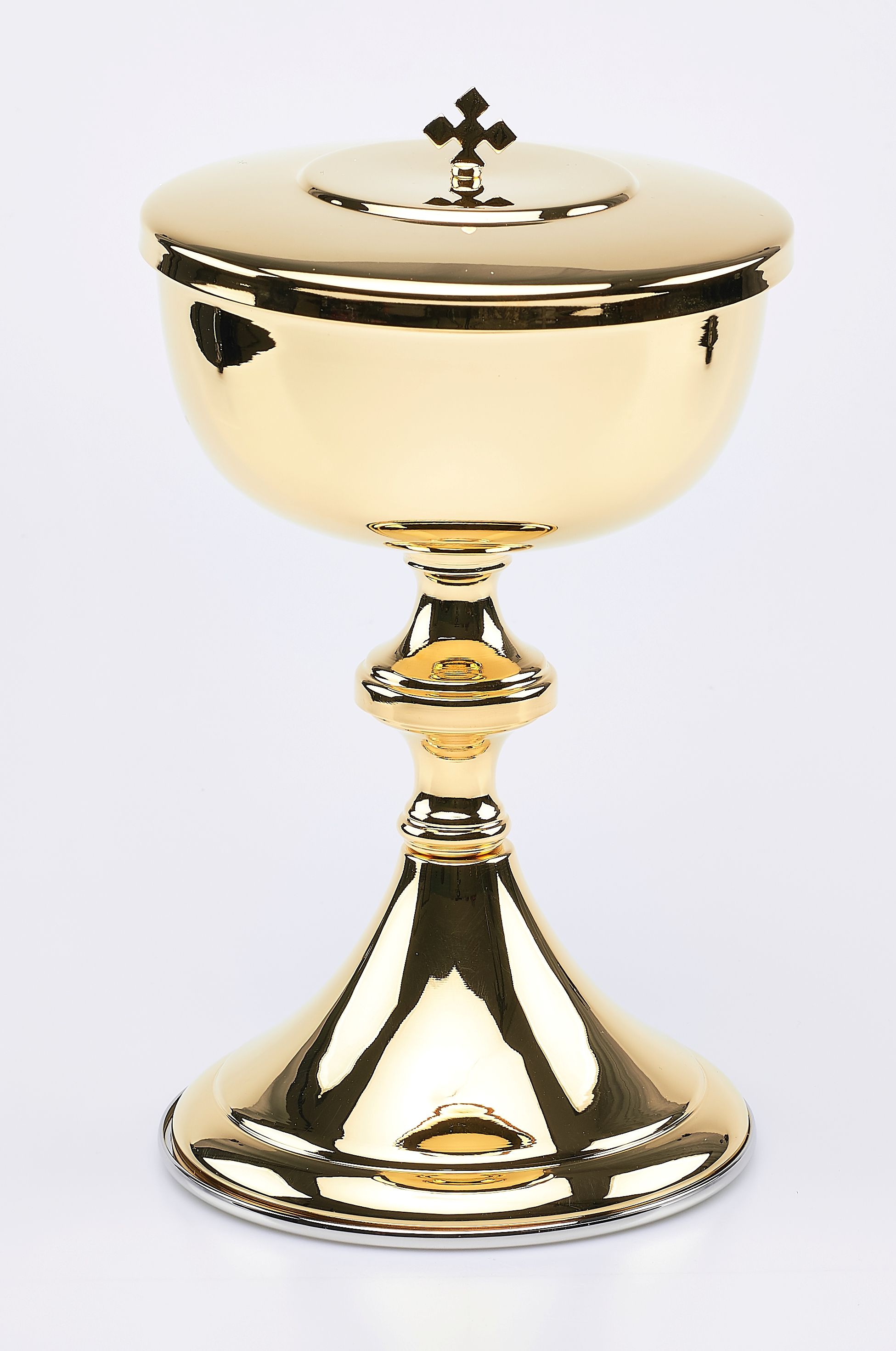 Puszka pozłacana na komunikanty, do koncelebry (2)