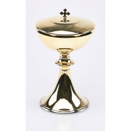 Puszka na komunikanty, złocona - 20 cm (1) - PUSZKI MSZALNE - Nowość