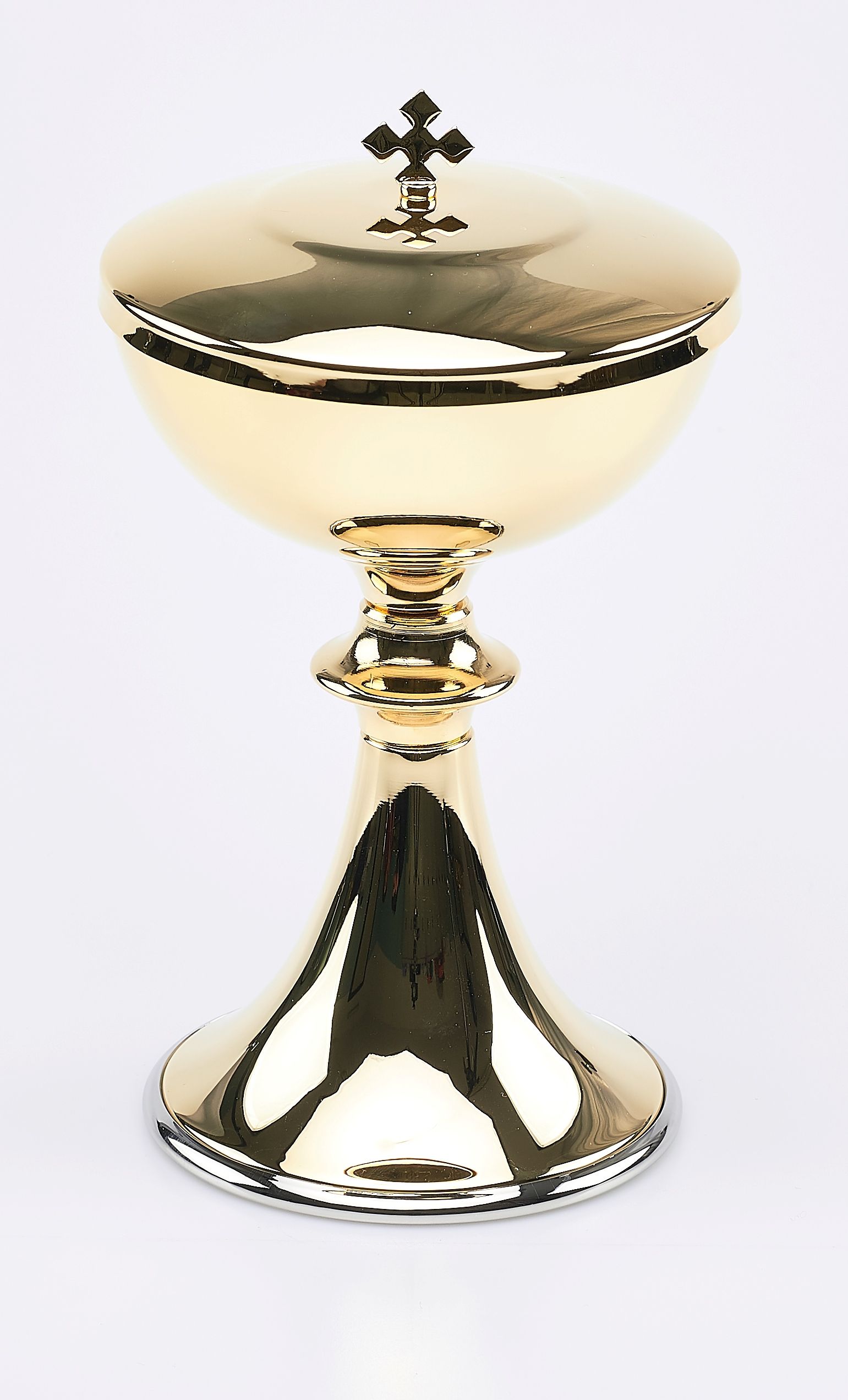 Puszka na komunikanty, złocona - 20 cm (1)