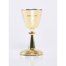 Kielich mini, złocony, dekorowany - 13 cm - KIELICHY MSZALNE - Nowość
