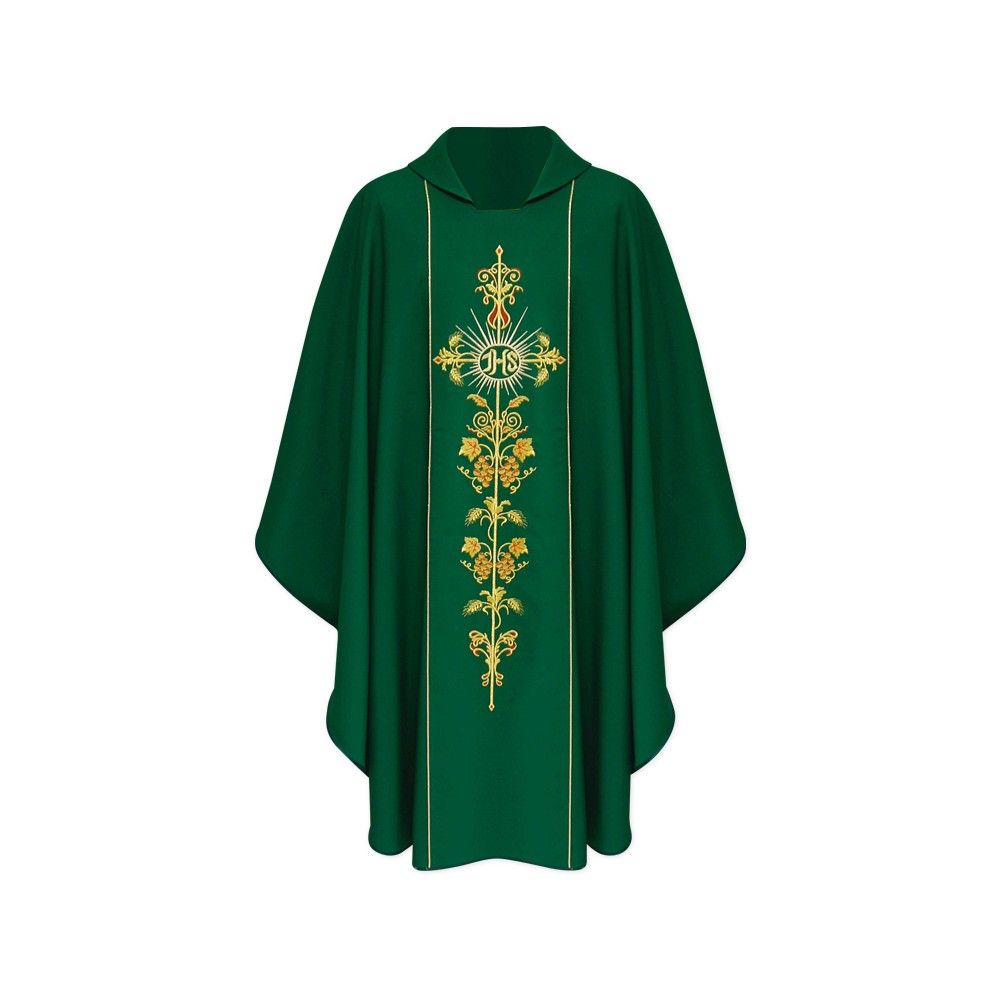 Ornat gotycki IHS - kolory liturgiczne (1) - zdjęcie 2 - Ornat gotycki IHS (1)