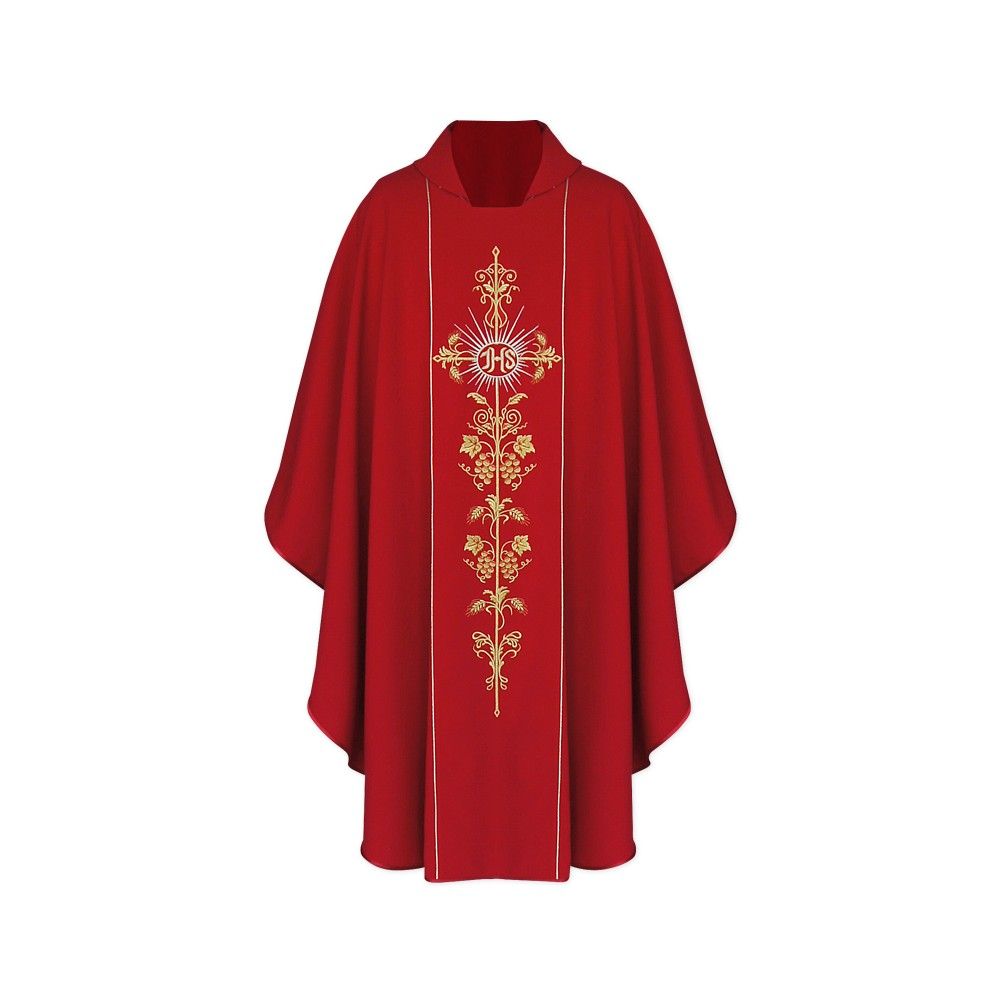 Ornat gotycki IHS - kolory liturgiczne (1) - zdjęcie 3 - Ornat gotycki IHS (1)