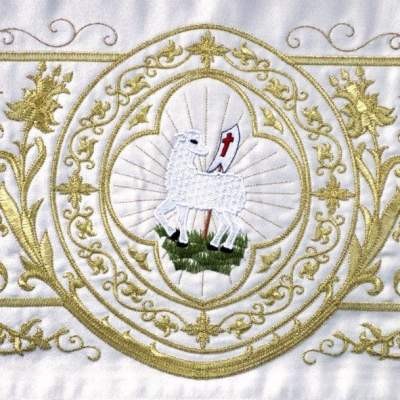 Baldachim haftowany na procesję - zdjęcie 4 - Baldachim haftowany na procesję