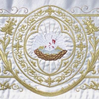 Baldachim haftowany na procesję - zdjęcie 5 - Baldachim haftowany na procesję