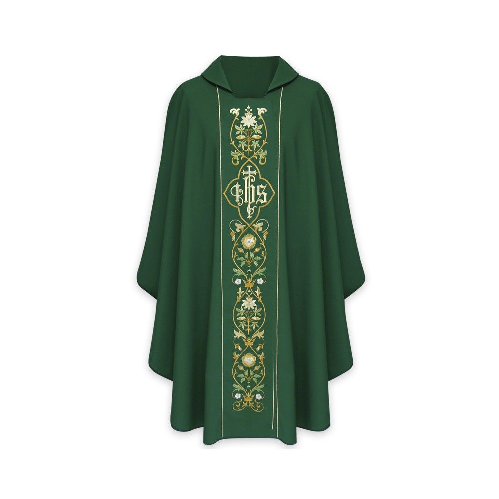 Ornat gotycki IHS - kolory liturgiczne (15) - zdjęcie 3 - Ornat gotycki IHS - kolory liturgiczne (15)