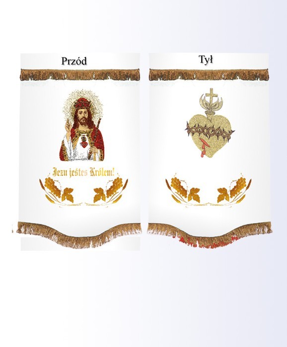 Chorągiew Jezu Jesteś Królem