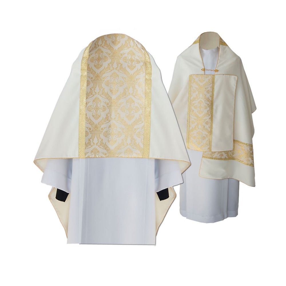 Welon liturgiczny, tkana złota nić (14)