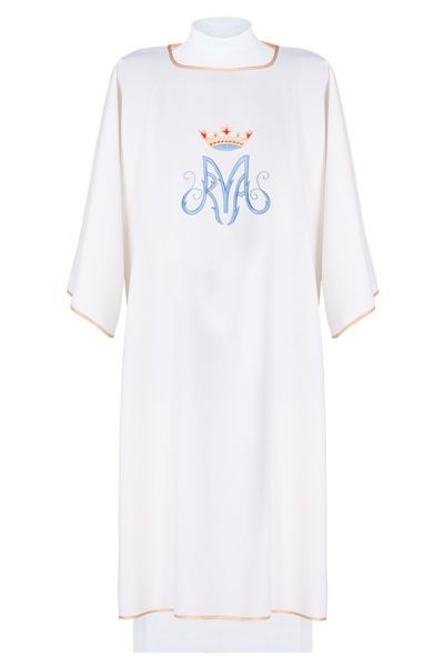 Dalmatyka haftowana Maryjna - ecru (13)