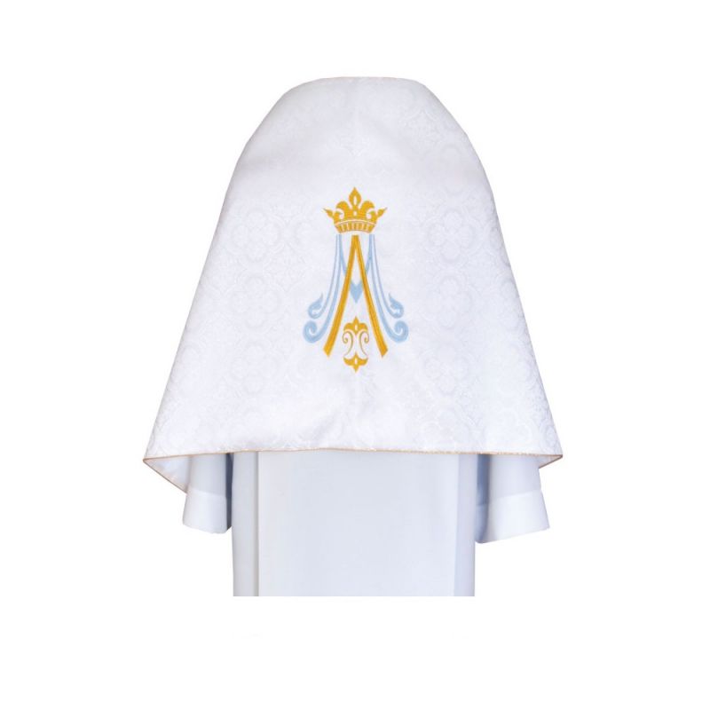 Welon liturgiczny - wzór Maryjny (28) - Welon liturgiczny - wzór Maryjny (28)
