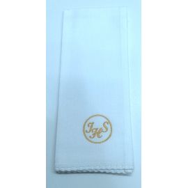 Puryfikaterz złoty IHS w kole - 100% bawełna