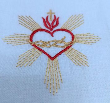 Puryfikaterz serce w koronie - 100% bawełny - zdjęcie 2 - Puryfikaterz serce w koronie - 100% bawełny