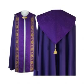 Kapa wzór gotycki - tkanina żakard - KAPY LITURGICZNE - Nowość