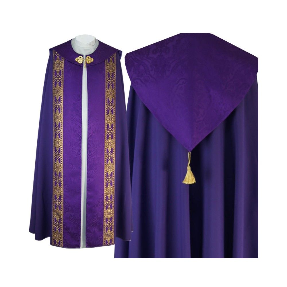 Kapa wzór gotycki - tkanina żakard